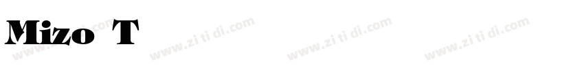 Mizo Tiffany Heavy H字体转换